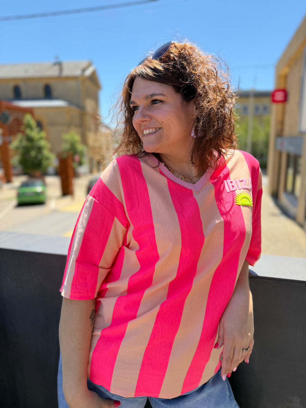 T-shirt Ibiza rose