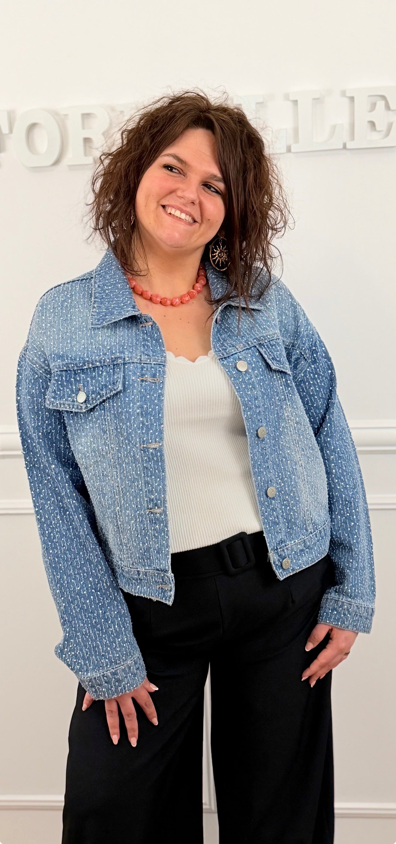 Veste en jeans Elora