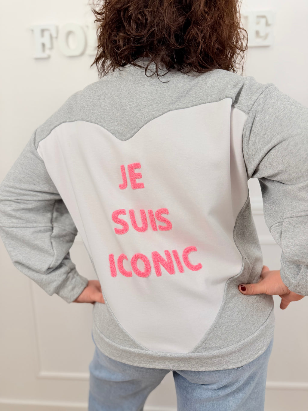 Pull Iconic gris