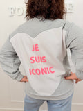 Pull Iconic gris