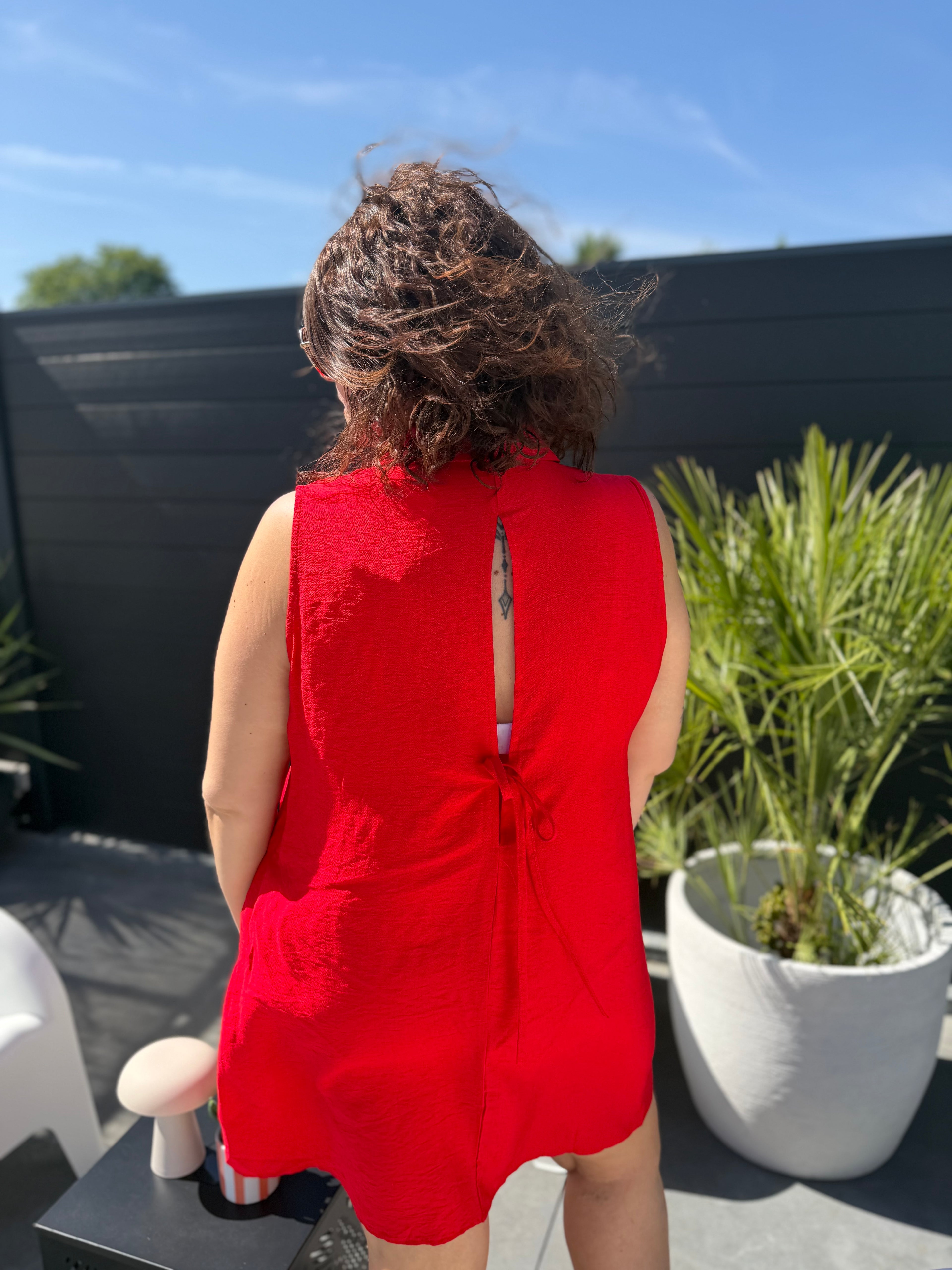 La robe Amalia rouge