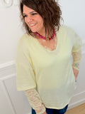 Pull Harmonie jaune 💛