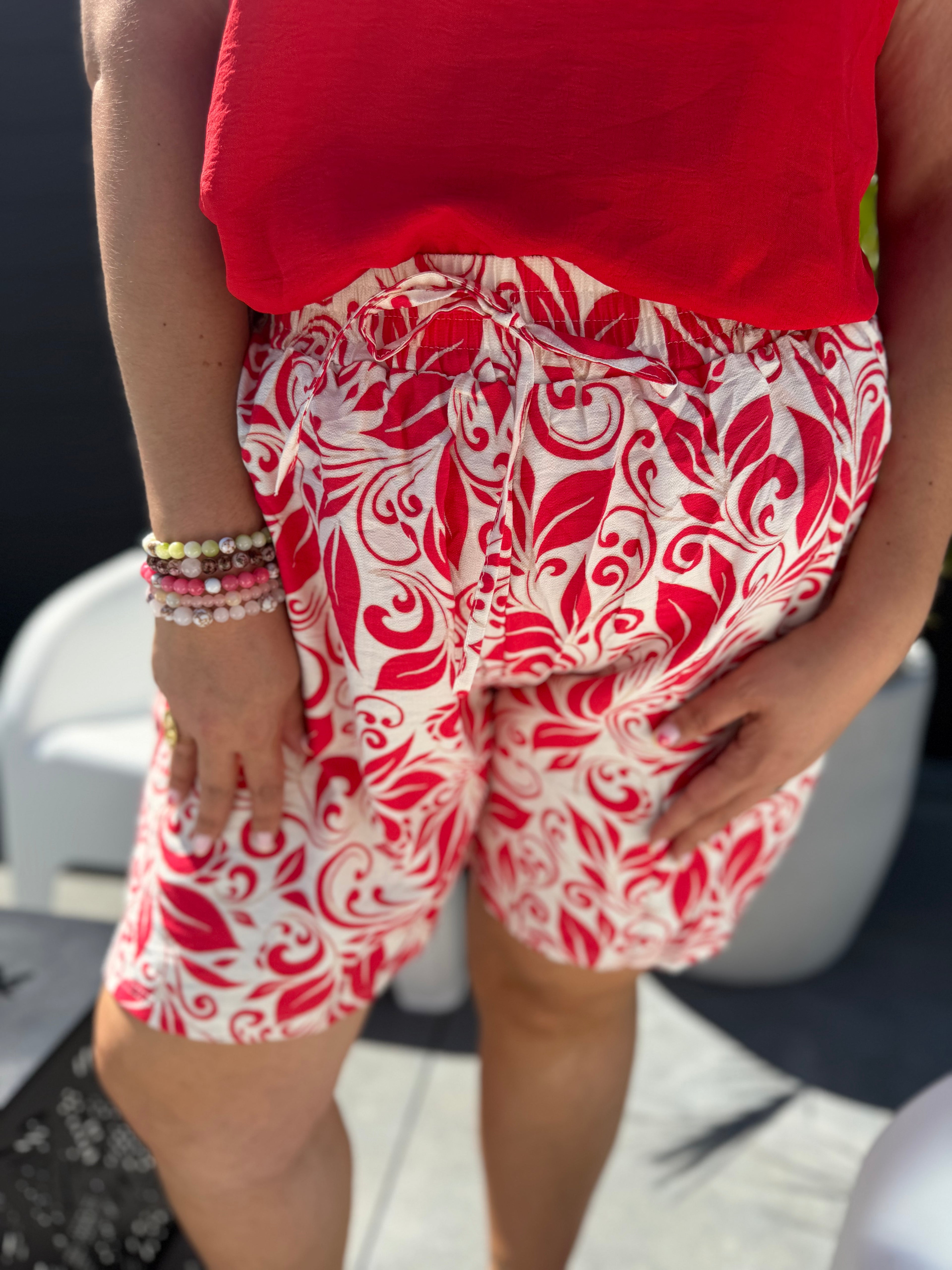 Short Paola rouge