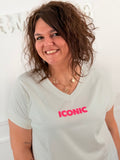 T-shirt Iconic blanc