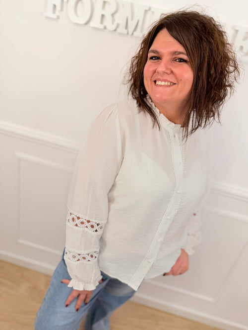 Chemisier Léna blanc