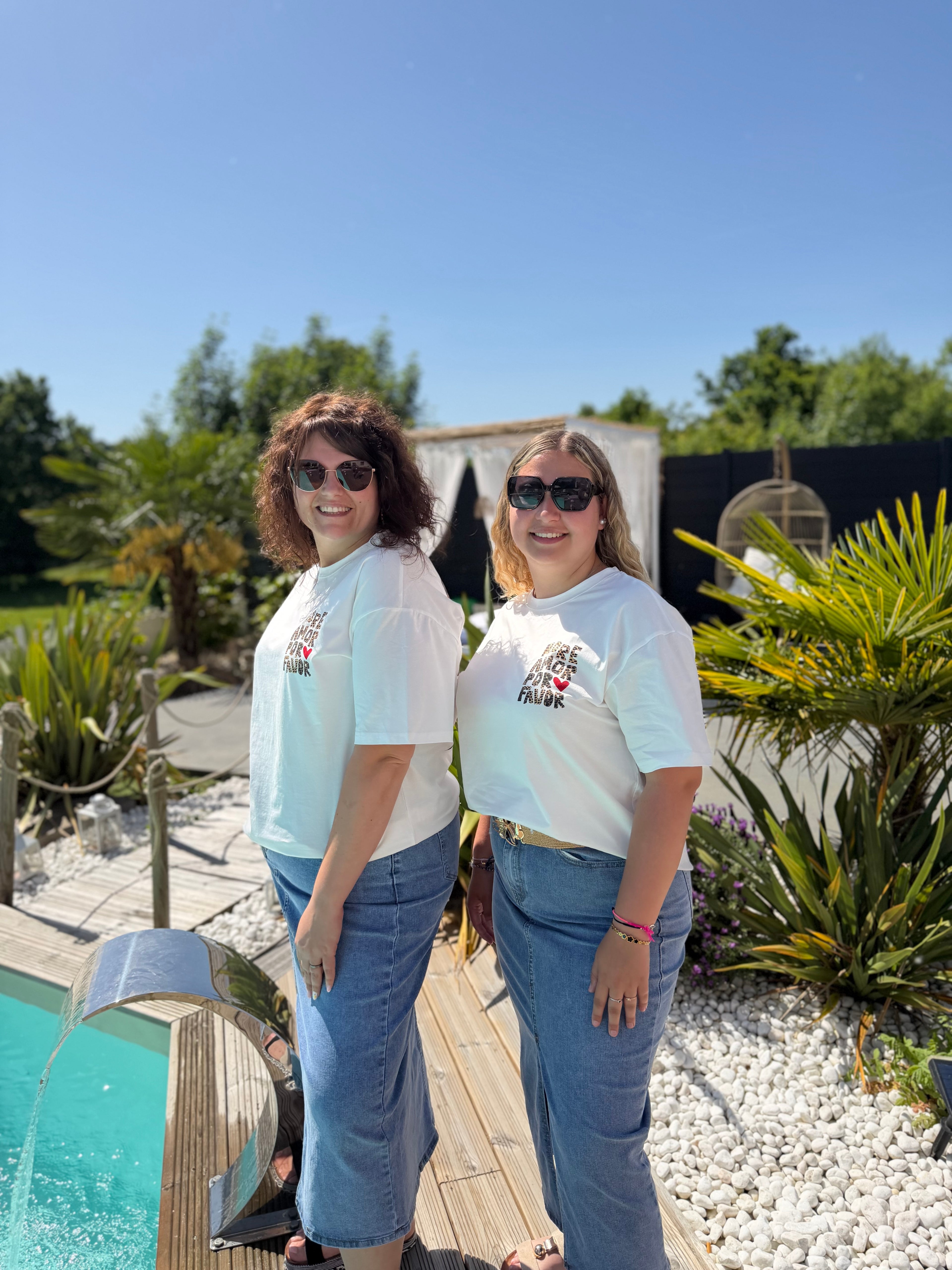 T-shirt Amore léopard