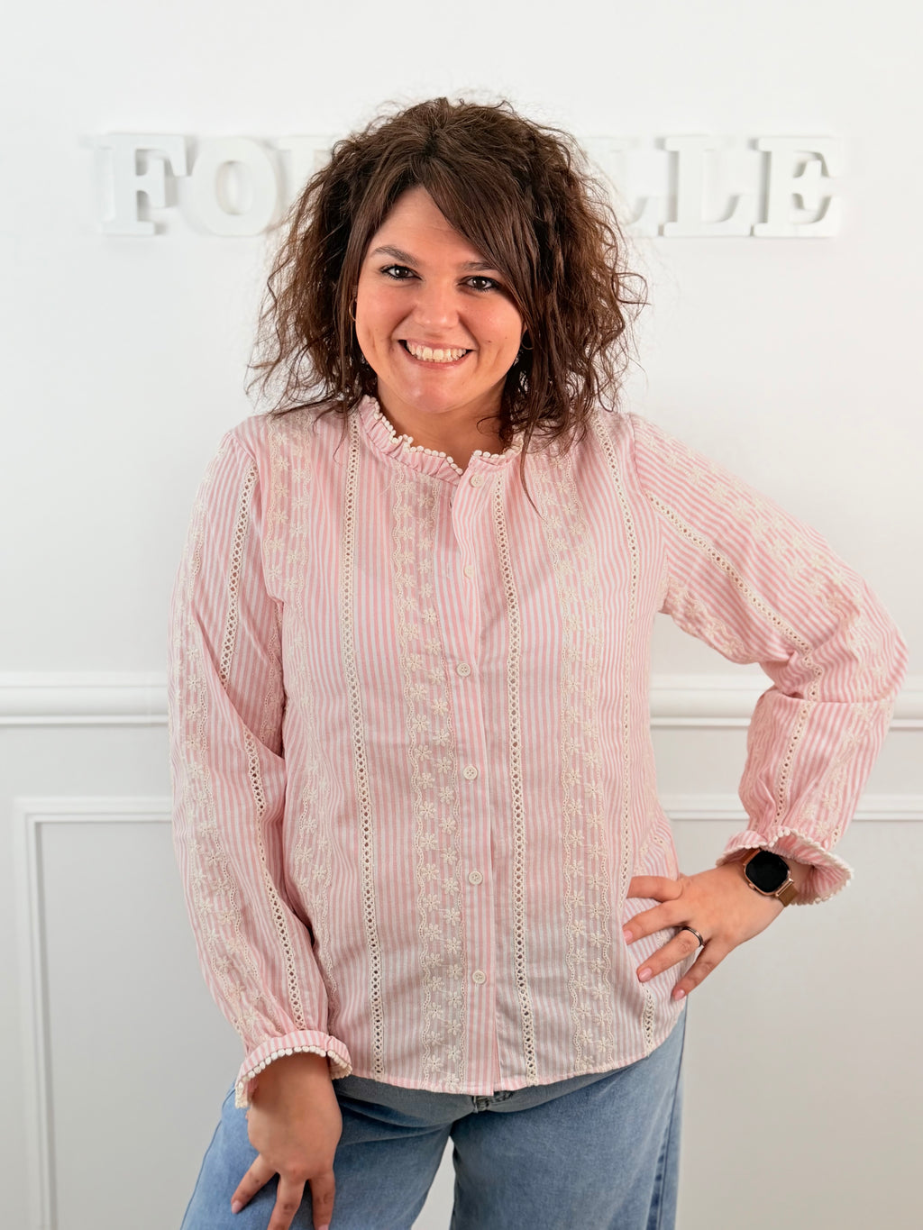 Chemisier Stacy rose