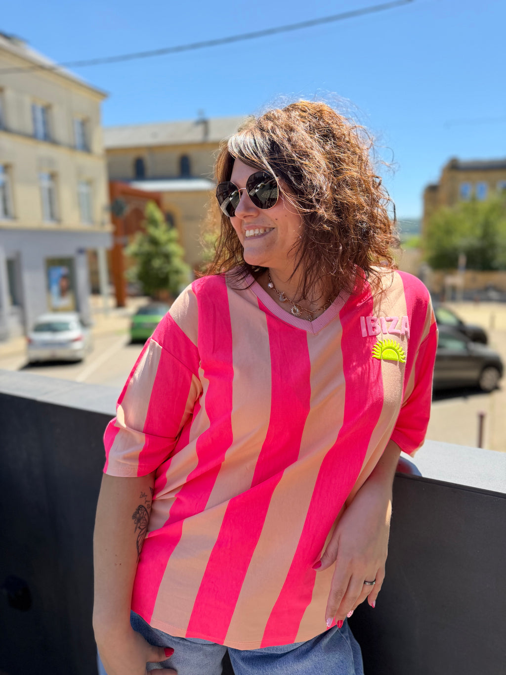 T-shirt Ibiza rose