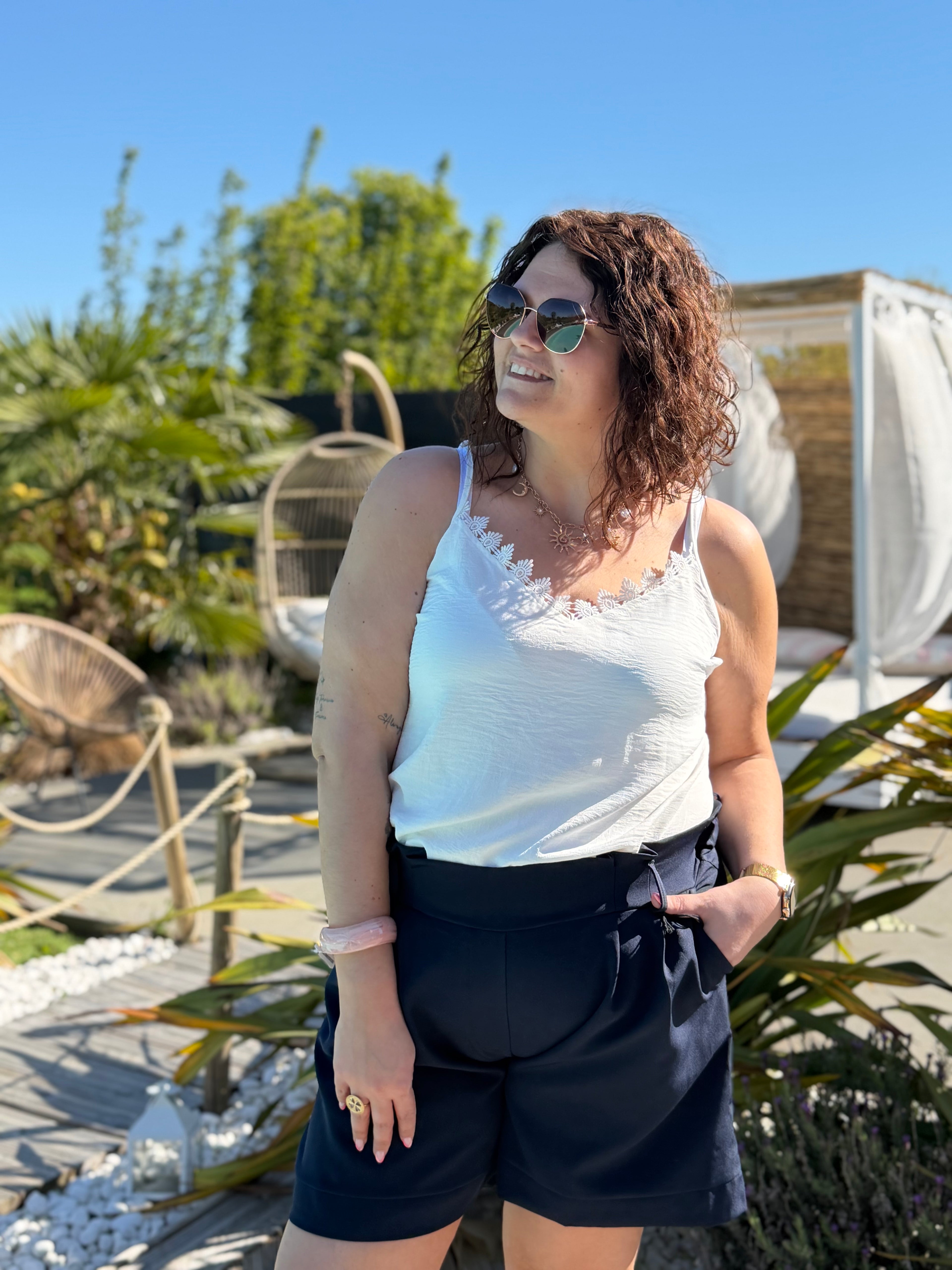 Short bleu marine