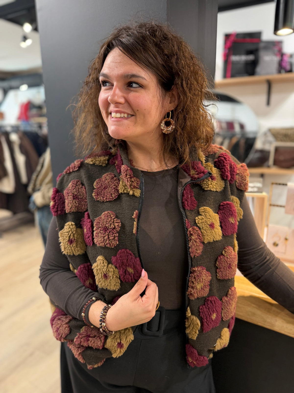 Veste sans manches Flora