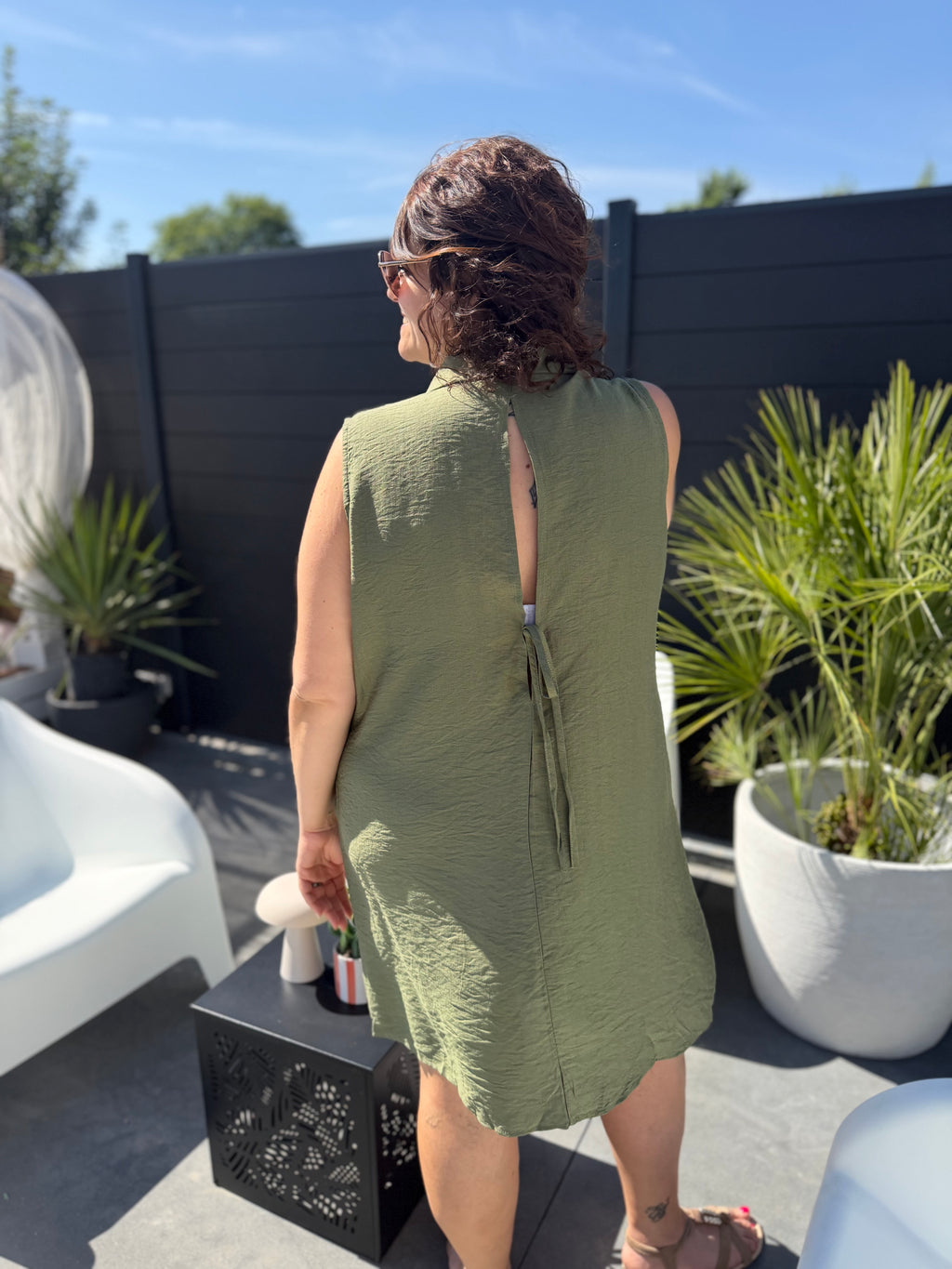 La robe Amalia kaki