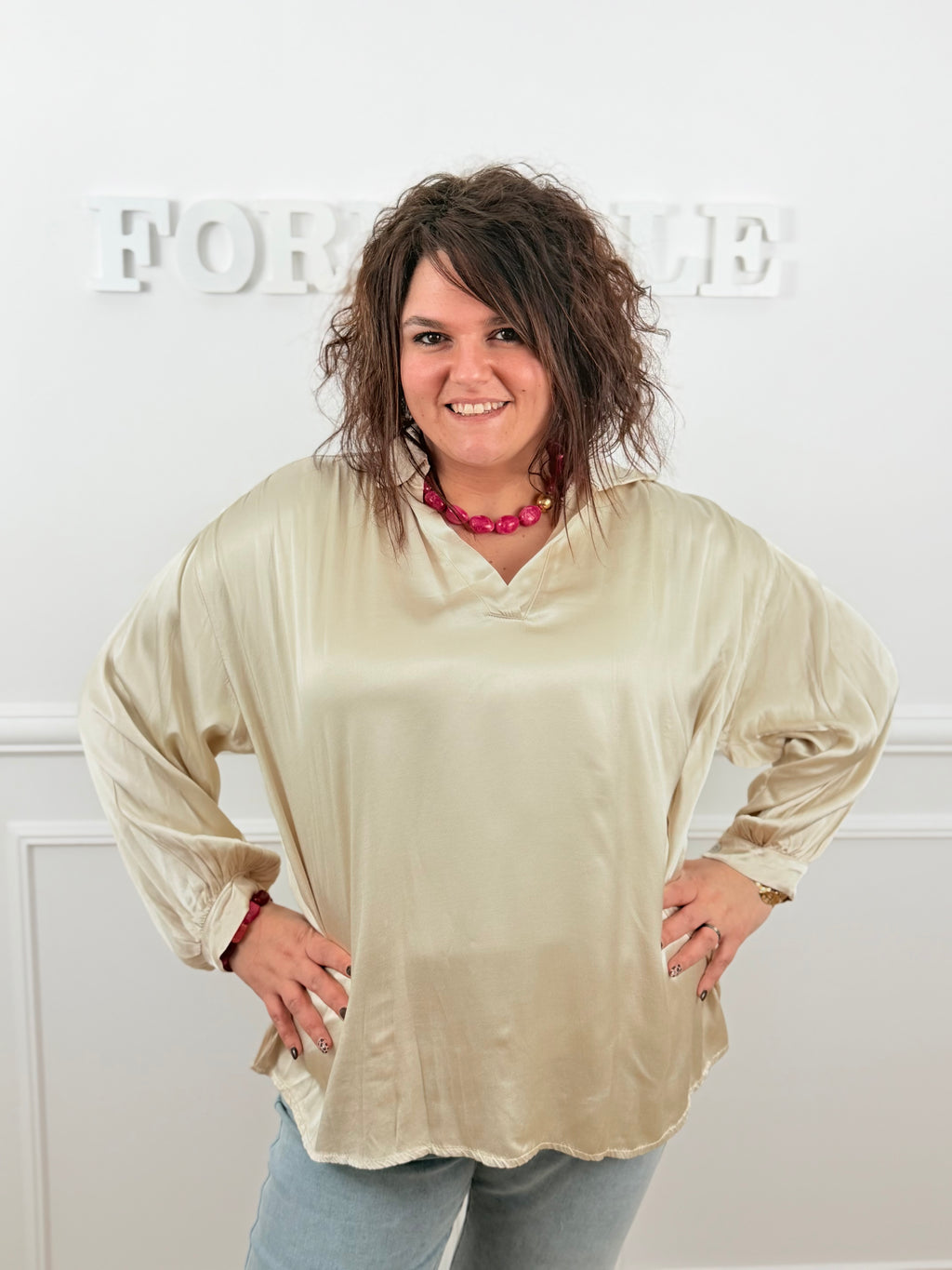 Blouse Malia beige