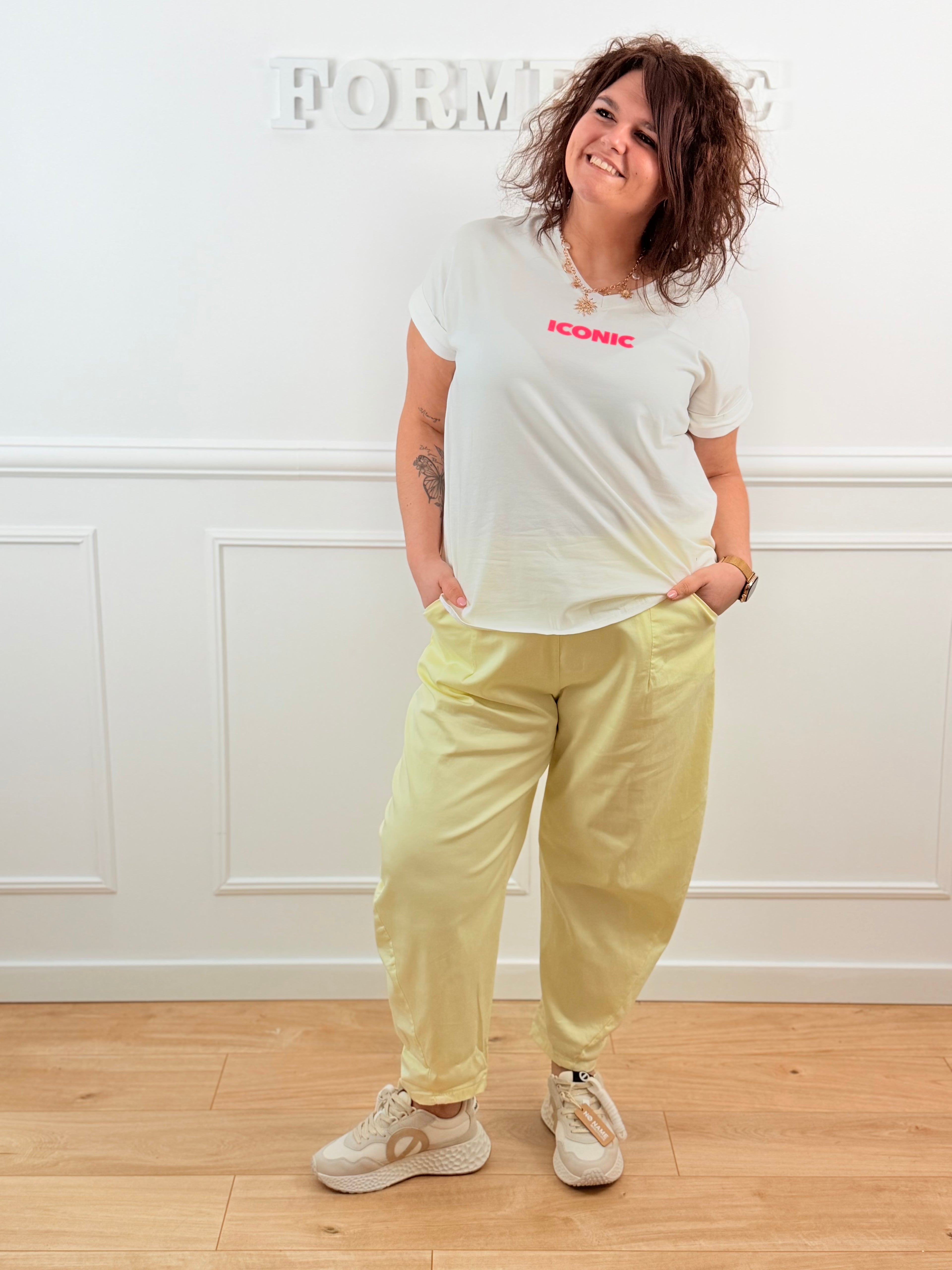 Pantalon Gina jaune