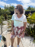 Short Fluide rose