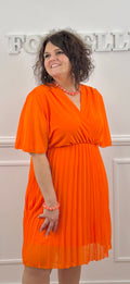 Robe Séréna orange fluo