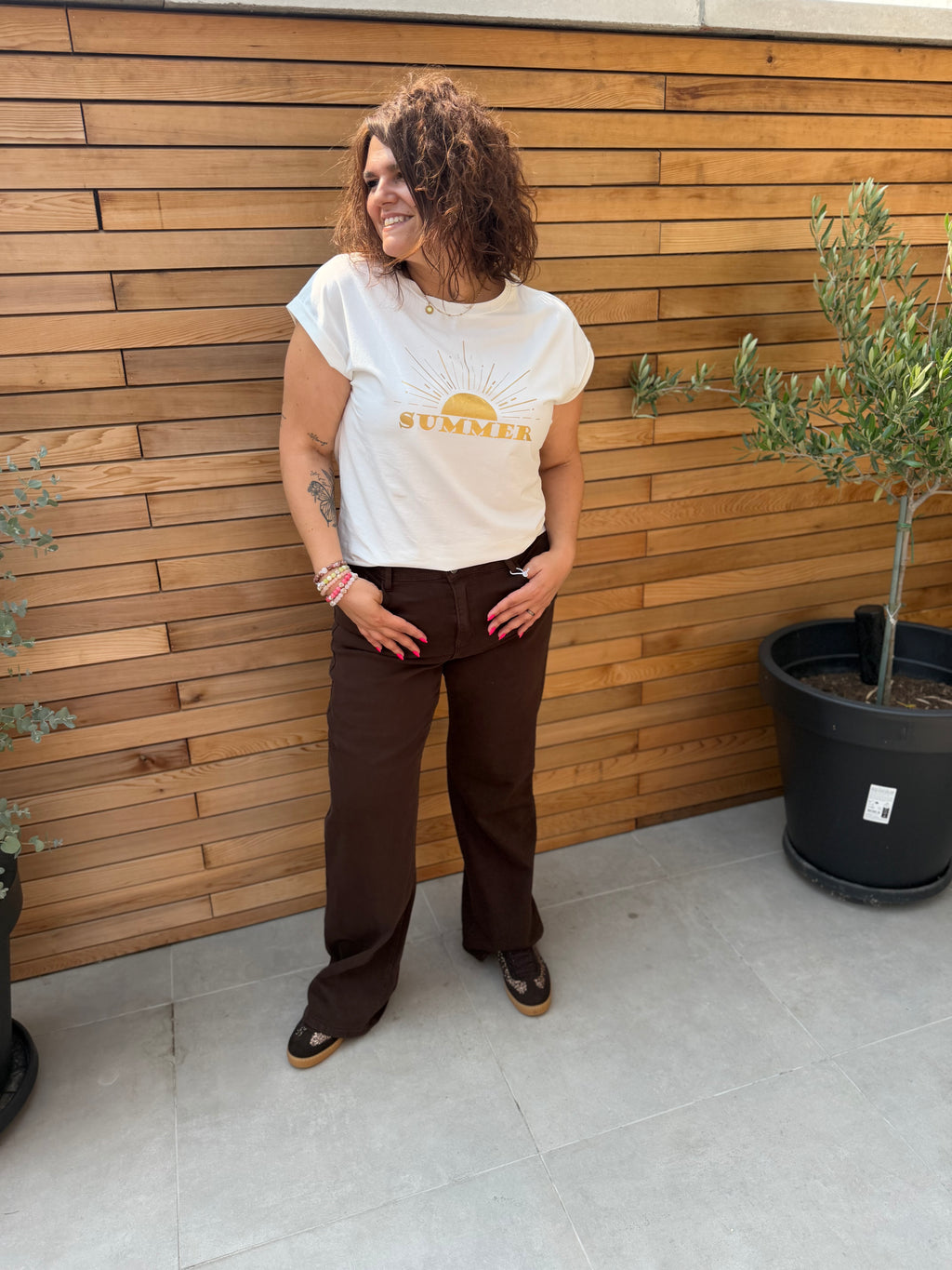 Jeans Milla marron