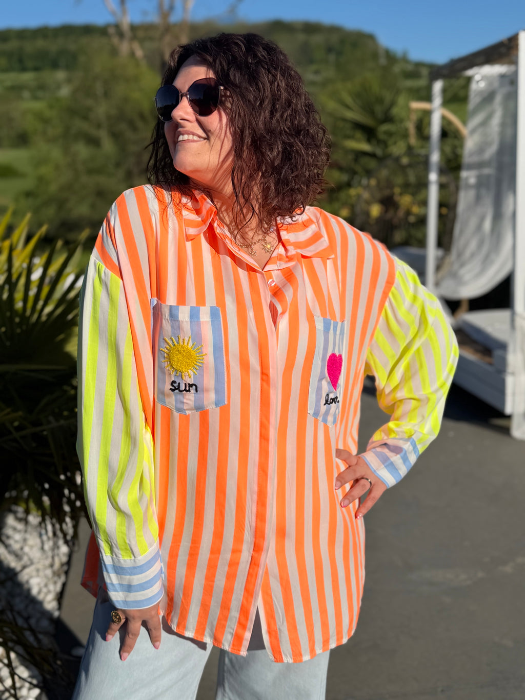 Le chemiser Sun orange