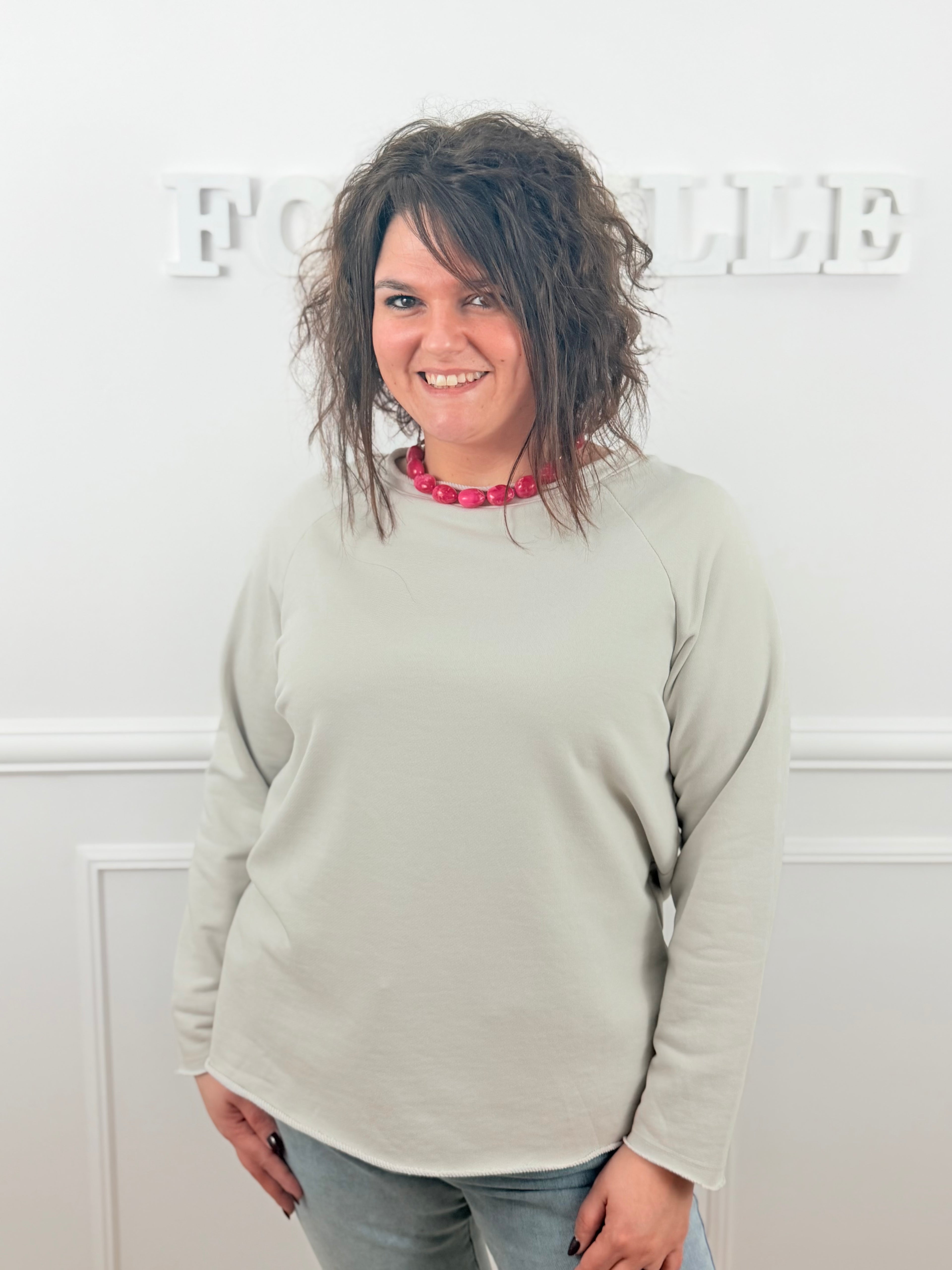 Pull Léonie beige doux