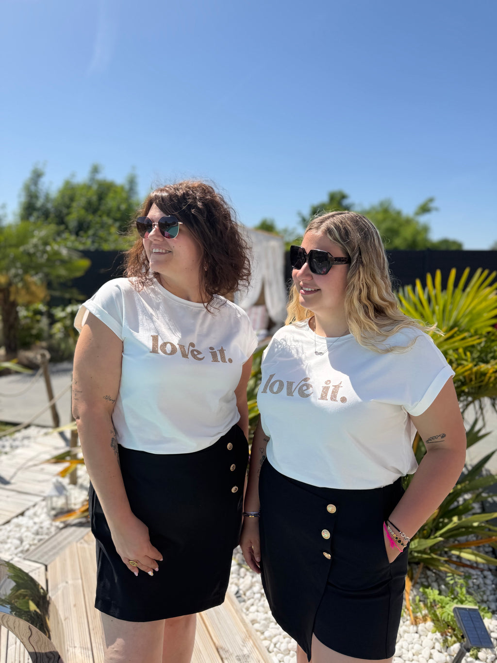 Jupe short Sila Noir