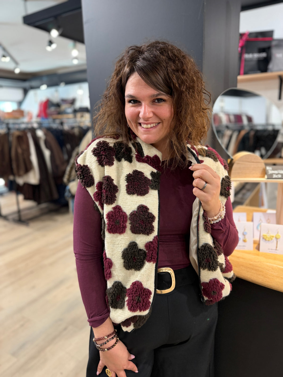 Veste sans manches Flora