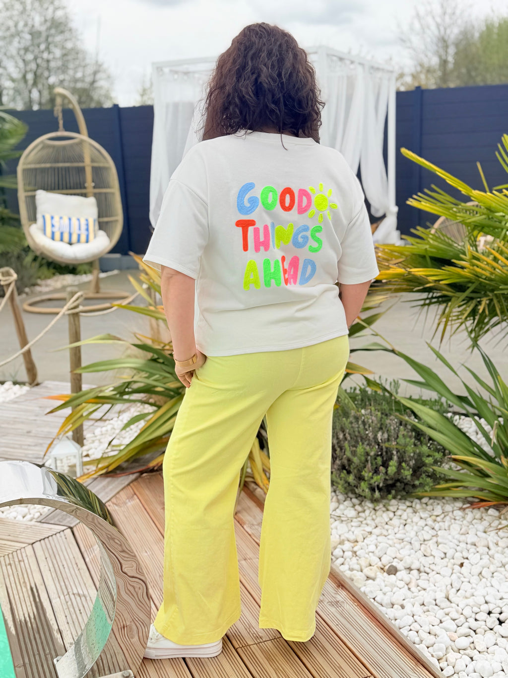 Le pantalon Méa jaune