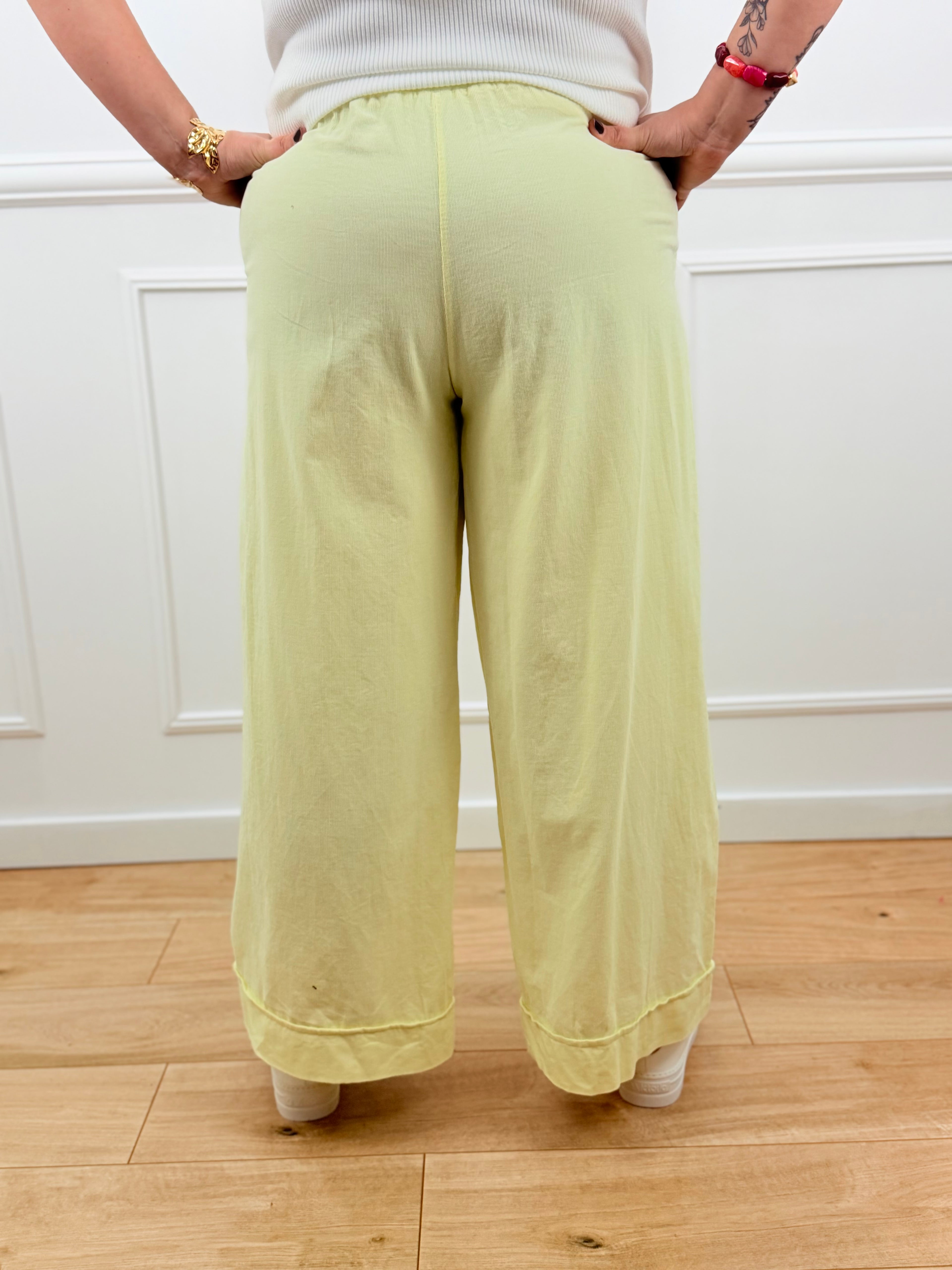 💛 Pantalon Paloma – Jaune