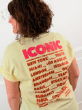 T-shirt Iconic jaune