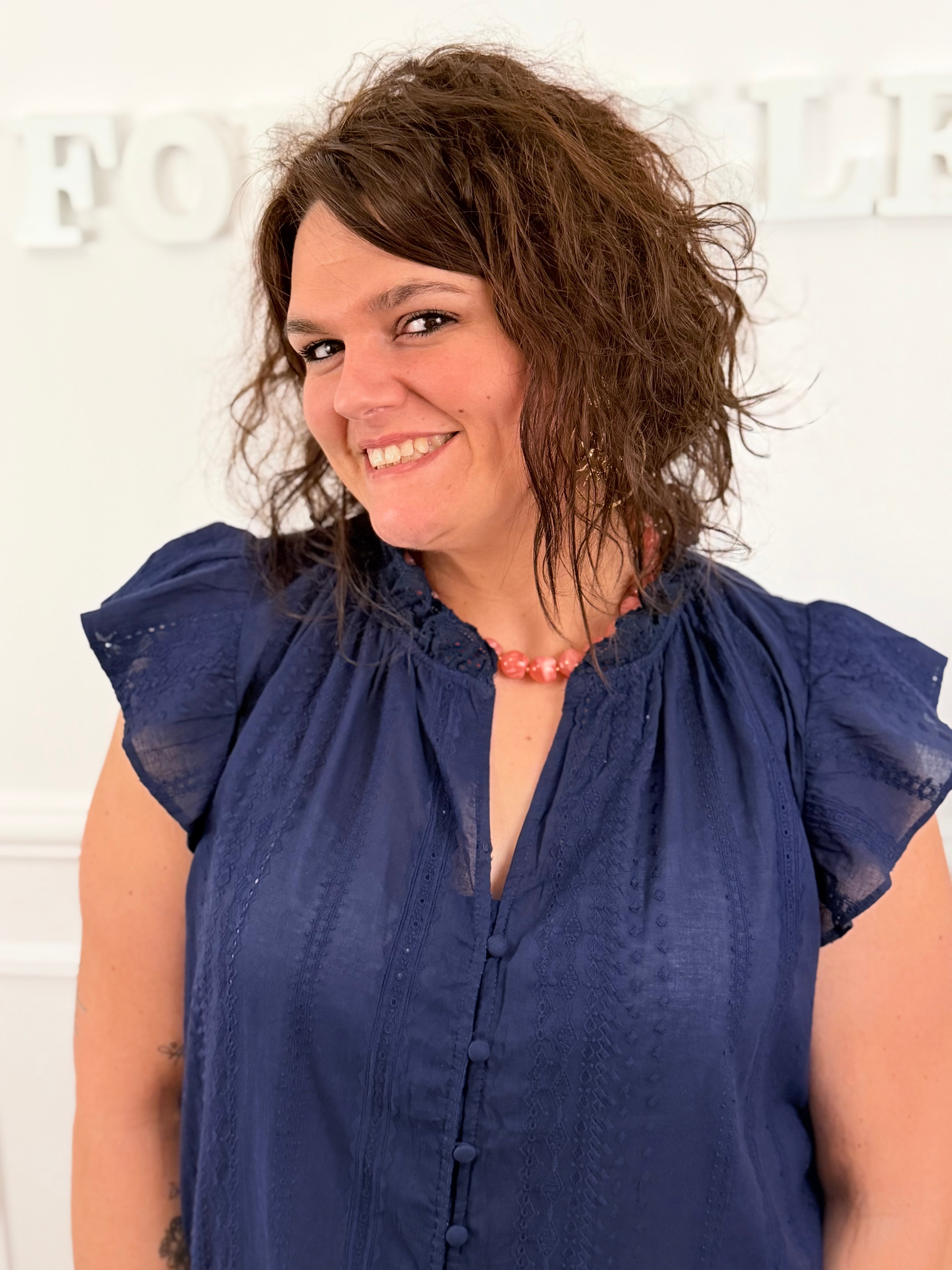 Blouse Zaya bleu marine