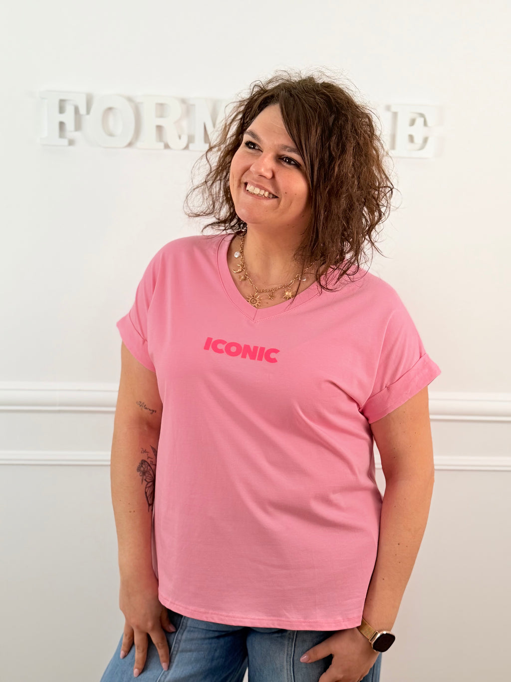 T-shirt Iconic rose