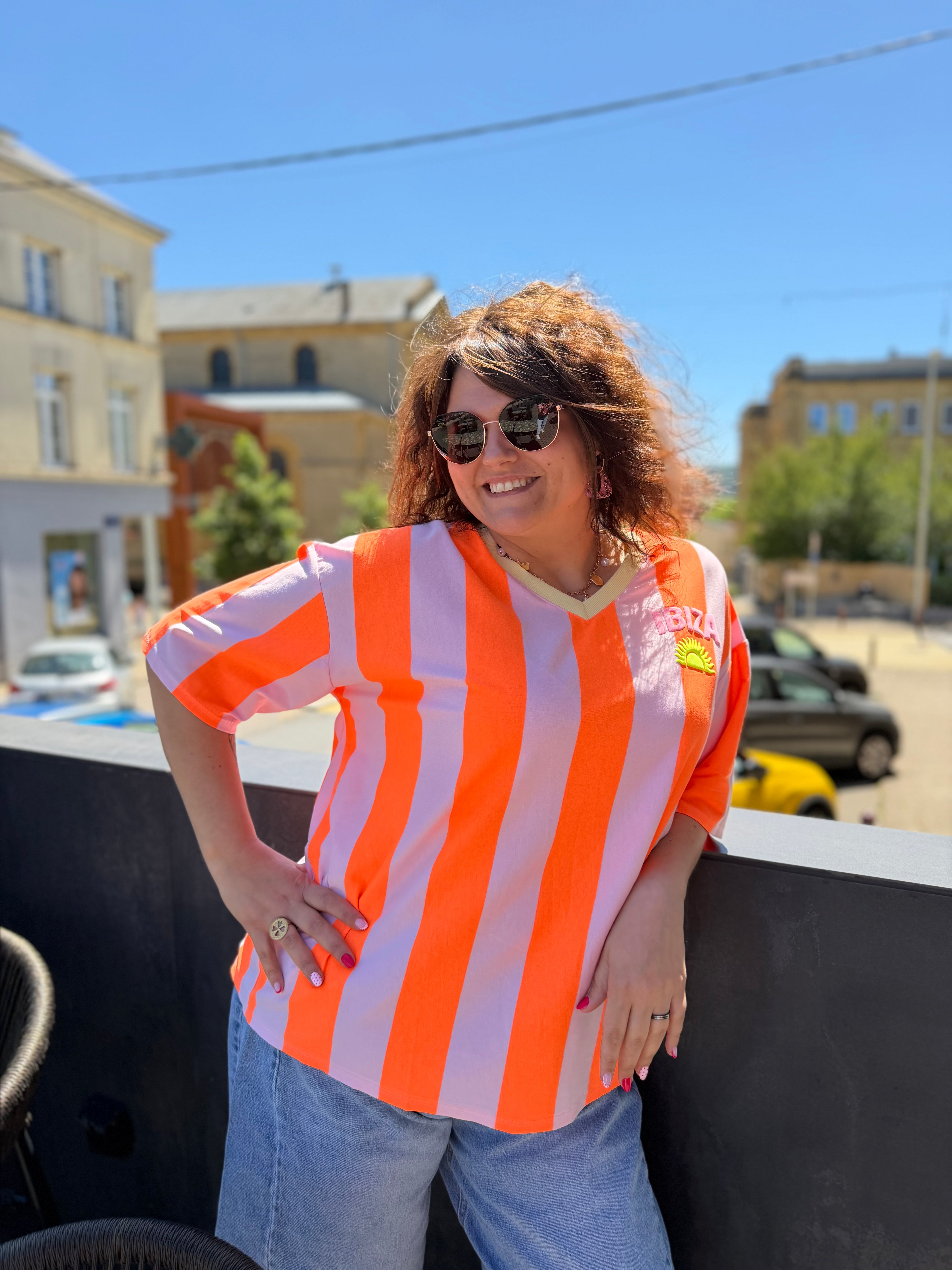 T-shirt Ibiza orange
