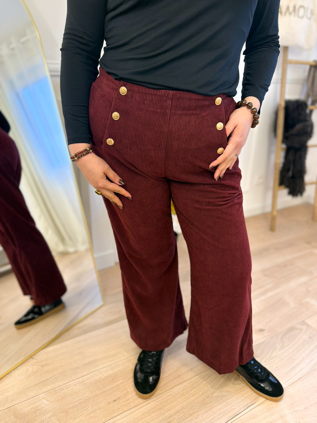 Pantalon velours