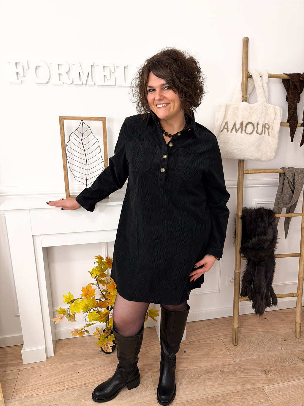 La robe Maria velours