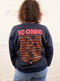 Le sweat Iconic World bleu marine 💙