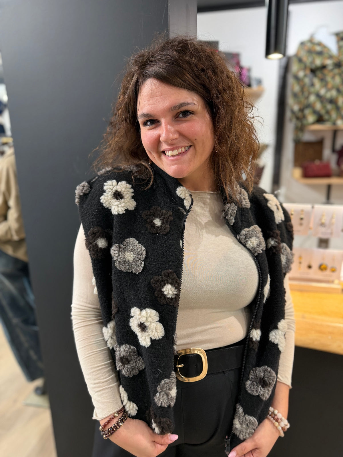 Veste sans manches Flora
