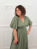 Robe Maelys kaki