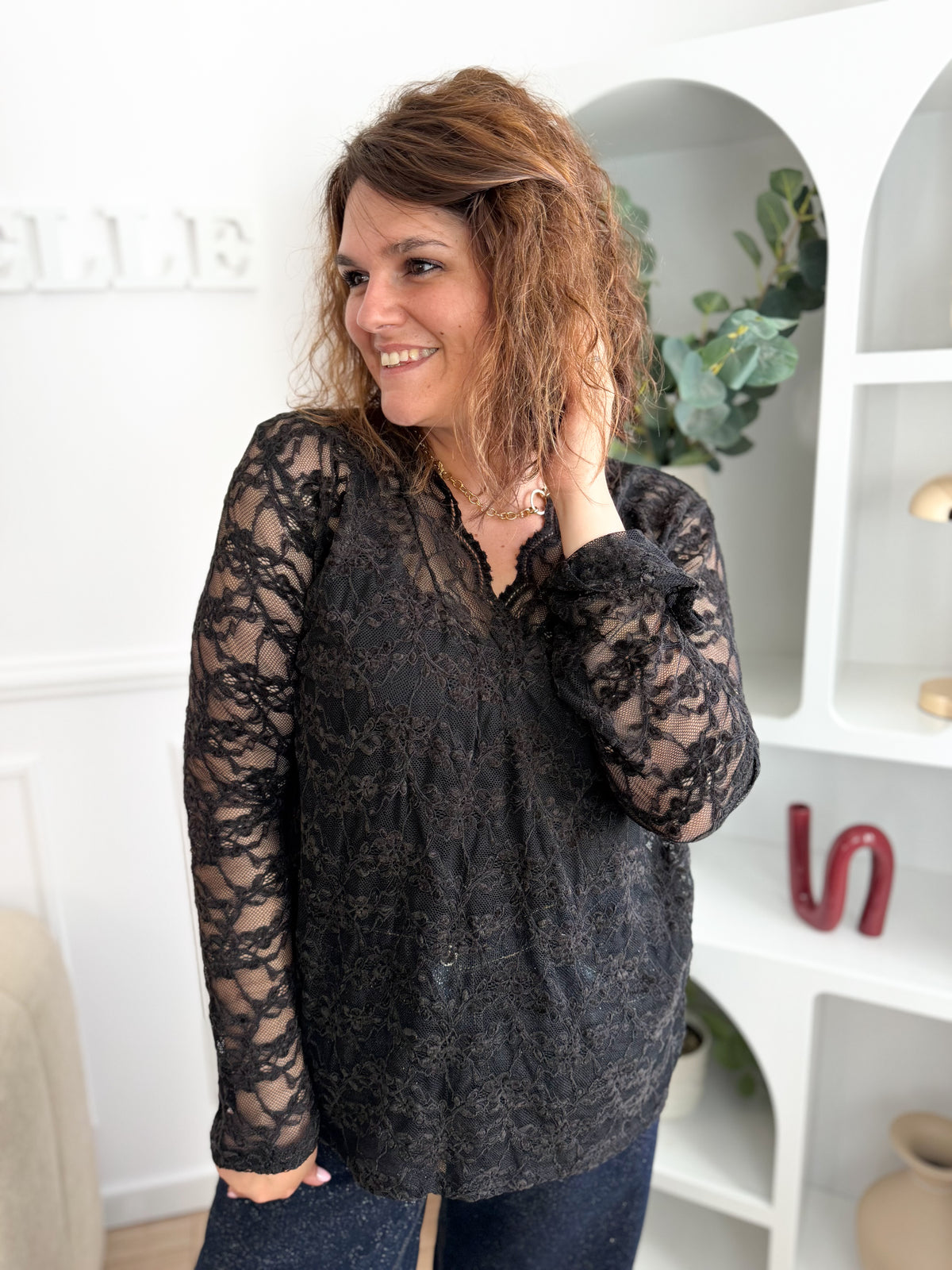 Blouse dentelle Olia