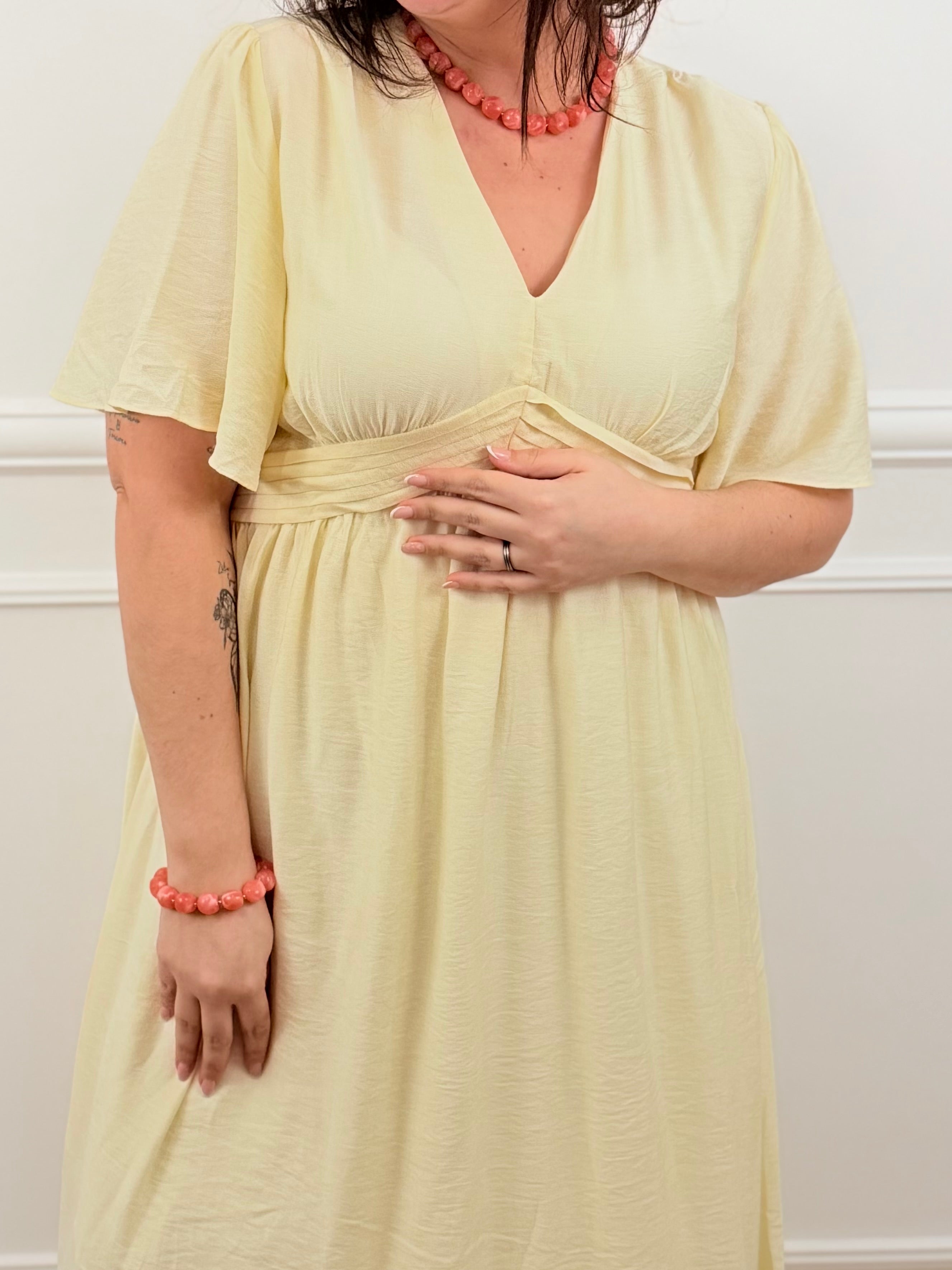 Robe Maelys jaune