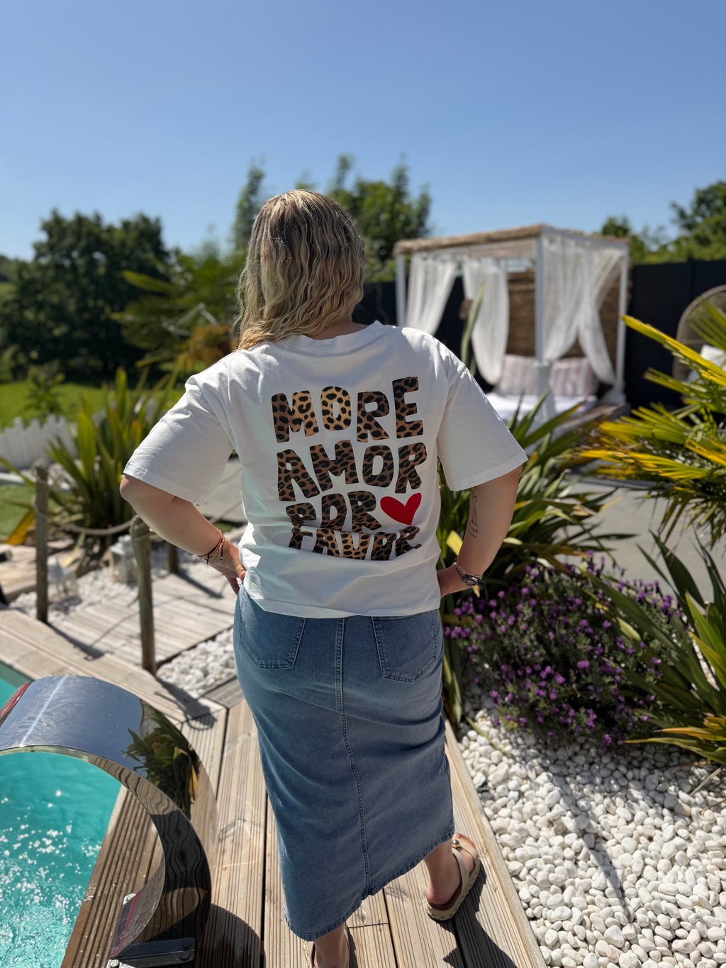 Jupe longue jeans
