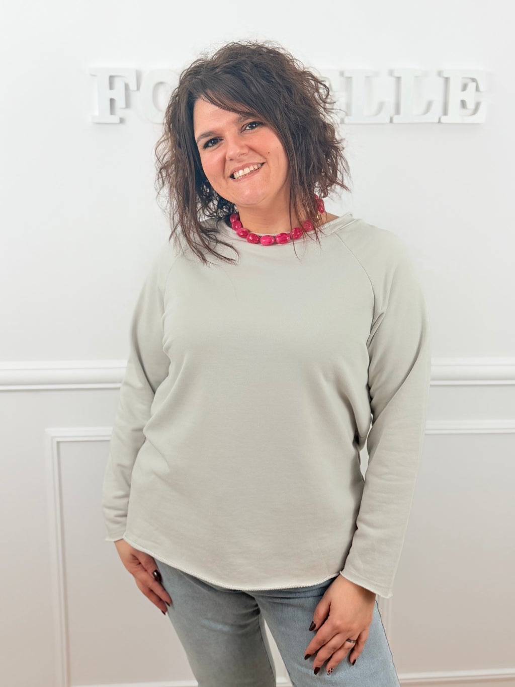 Pull Lana beige doux