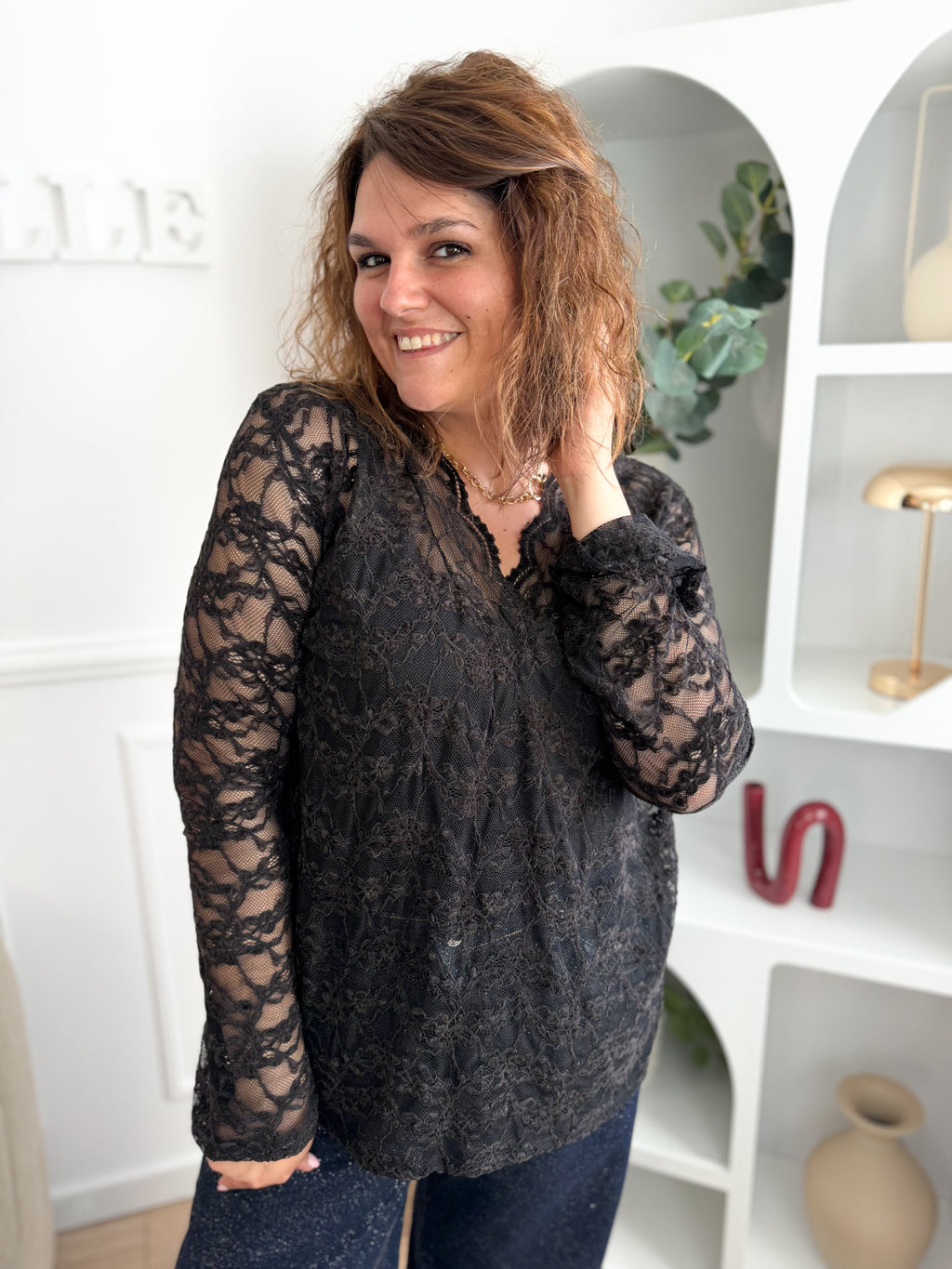 Blouse dentelle Olia