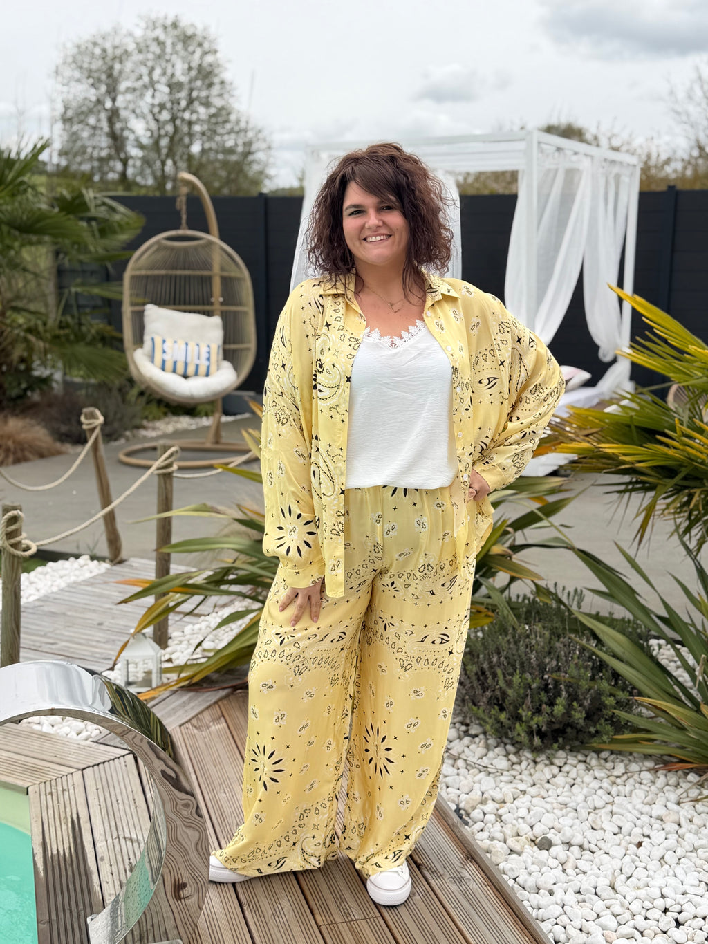 Le pantalon Kalia jaune