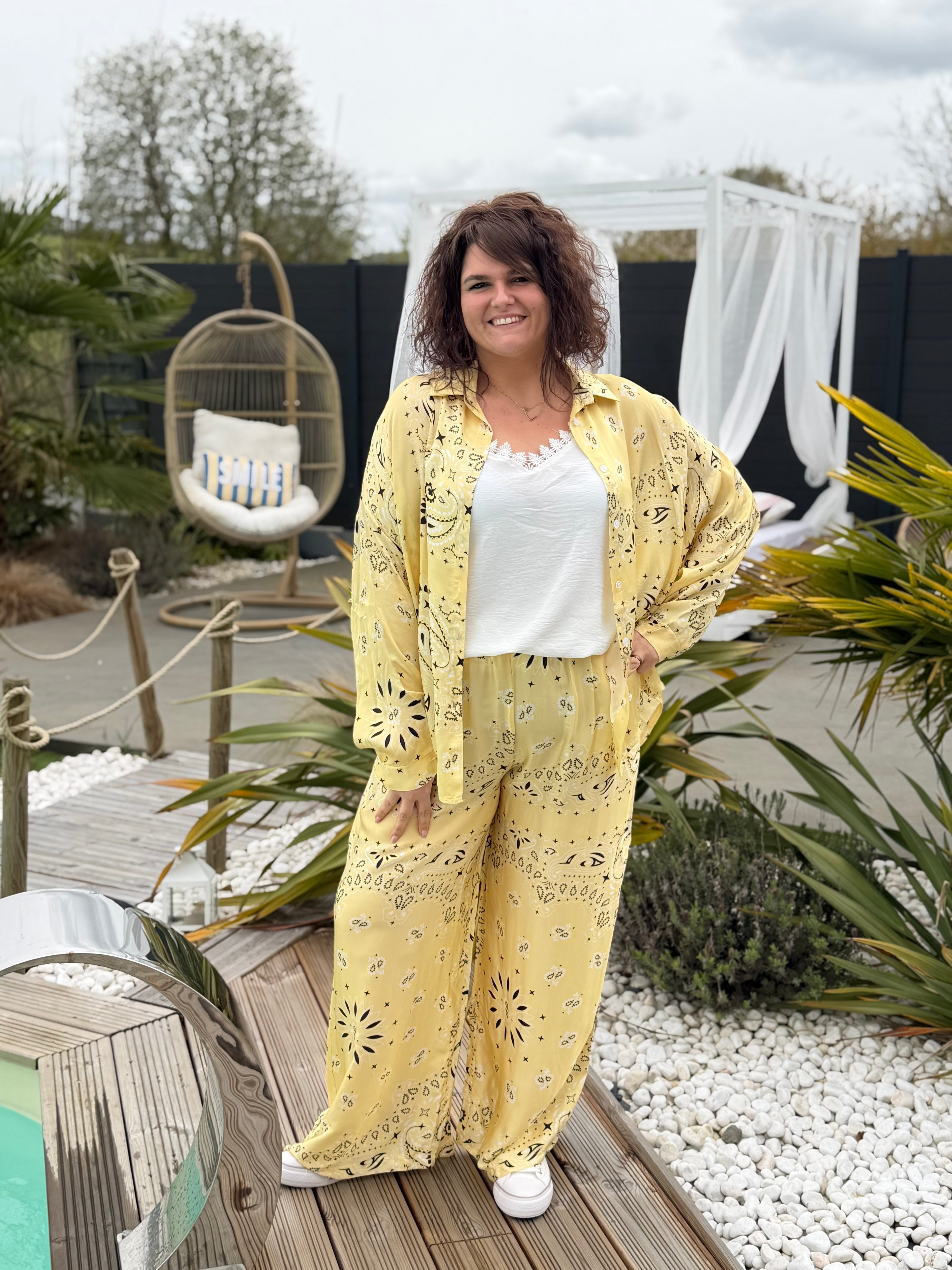 Le pantalon Kalia jaune