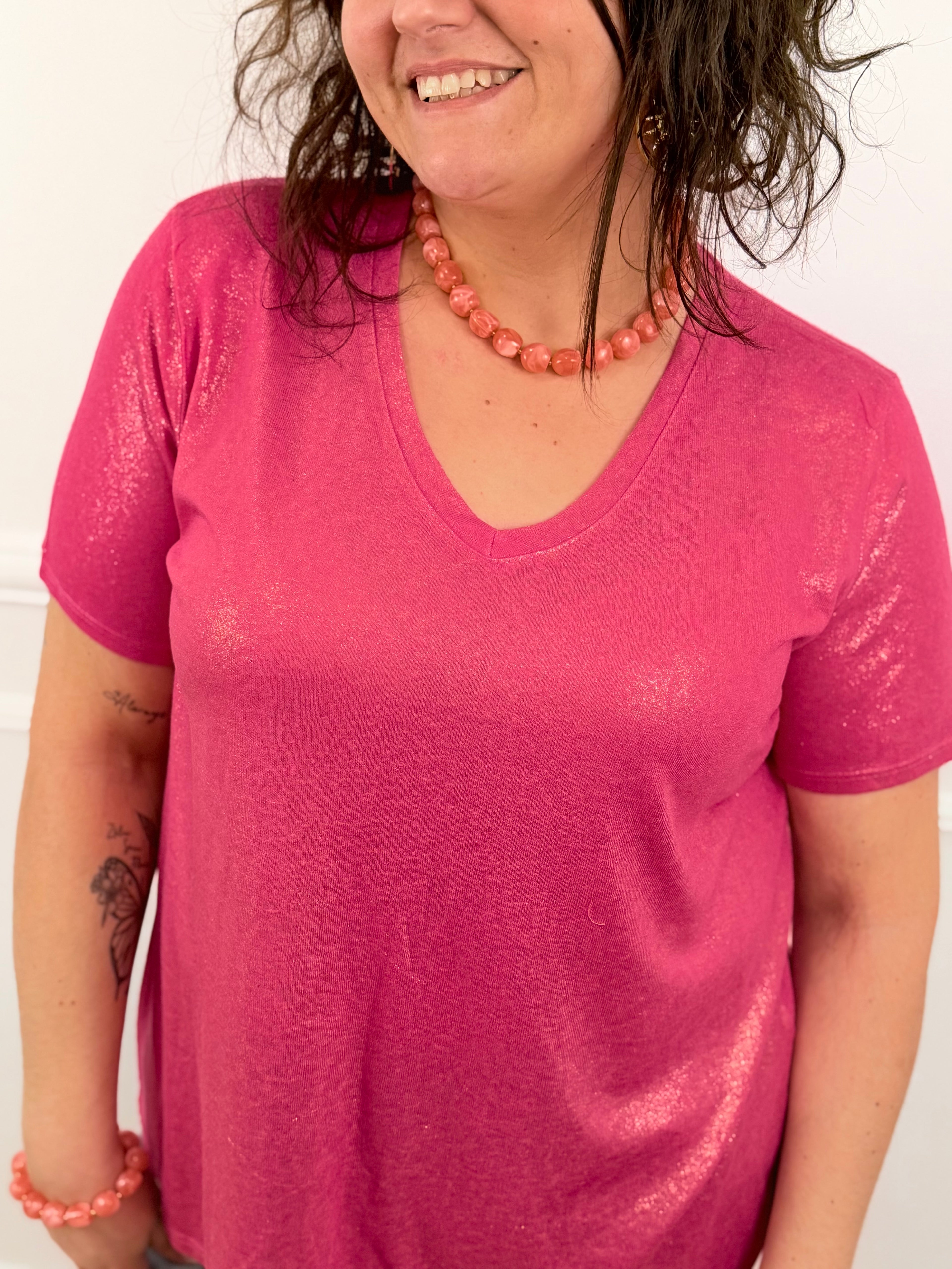 T-shirt Calya fushia