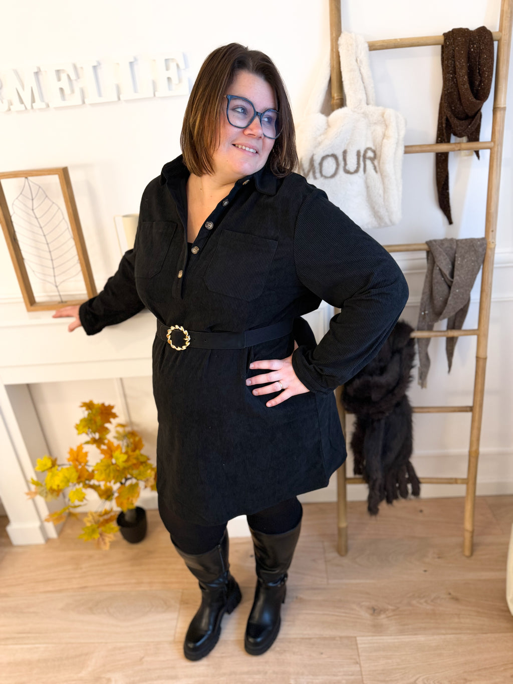 La robe Maria velours