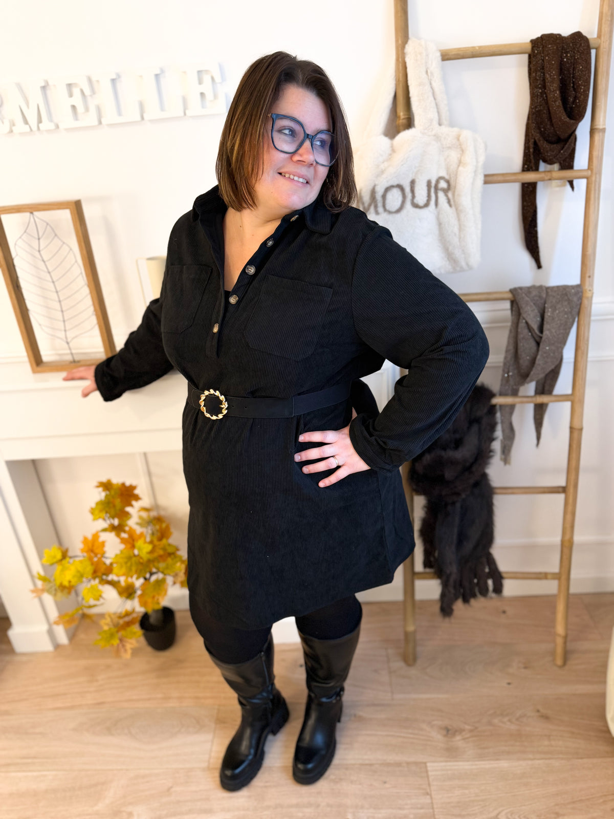 La robe Maria velours