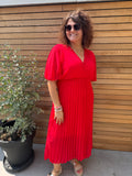 La robe Cassandre rouge