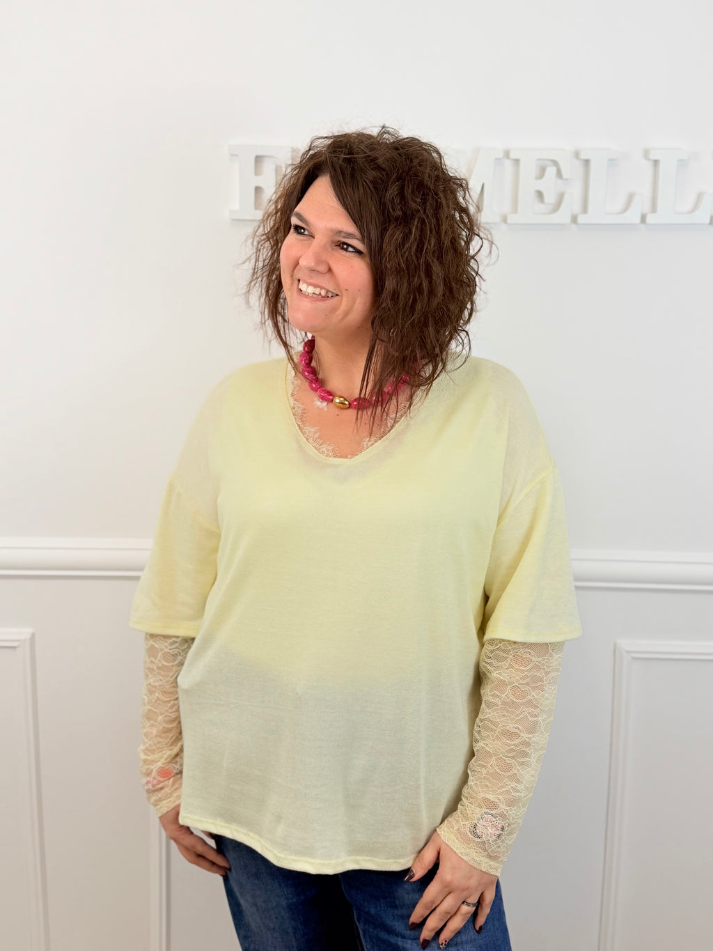 Pull Harmonie jaune 💛