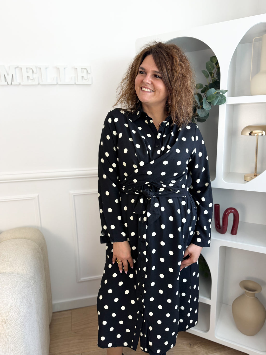 Robe petits pois