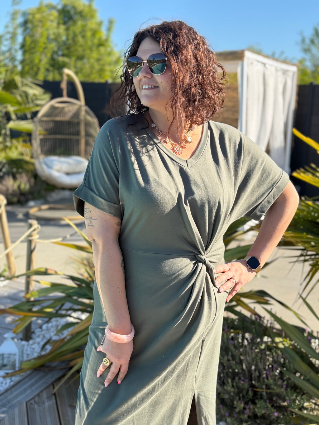 Robe Malia kaki