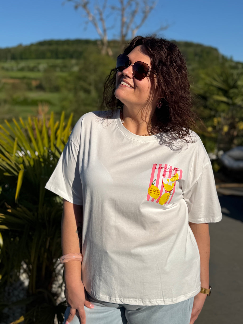 T-shirt Limoncello rose